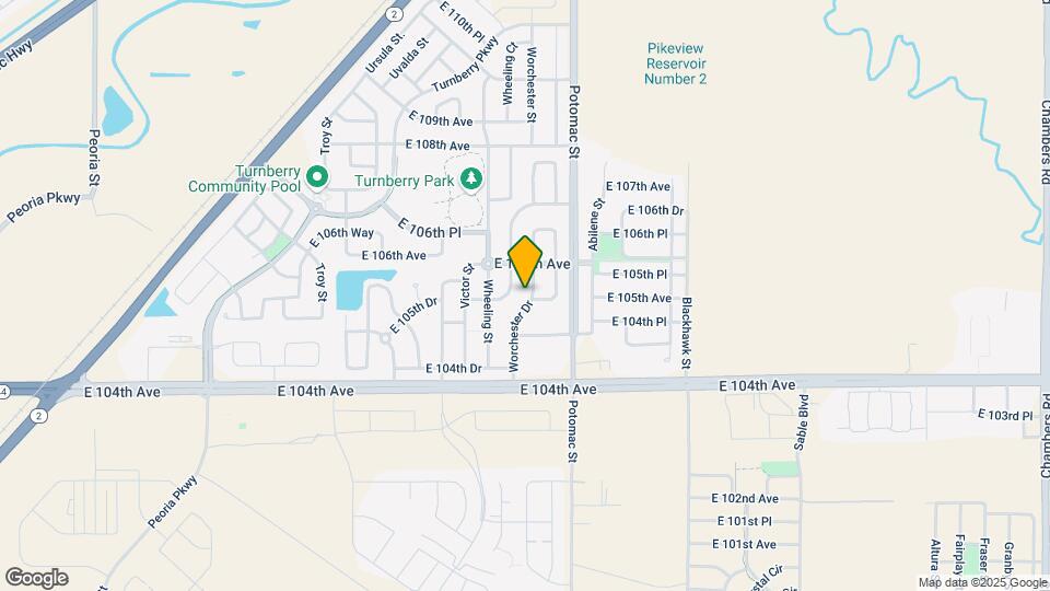 10559 Worchester Dr Map and Location Details