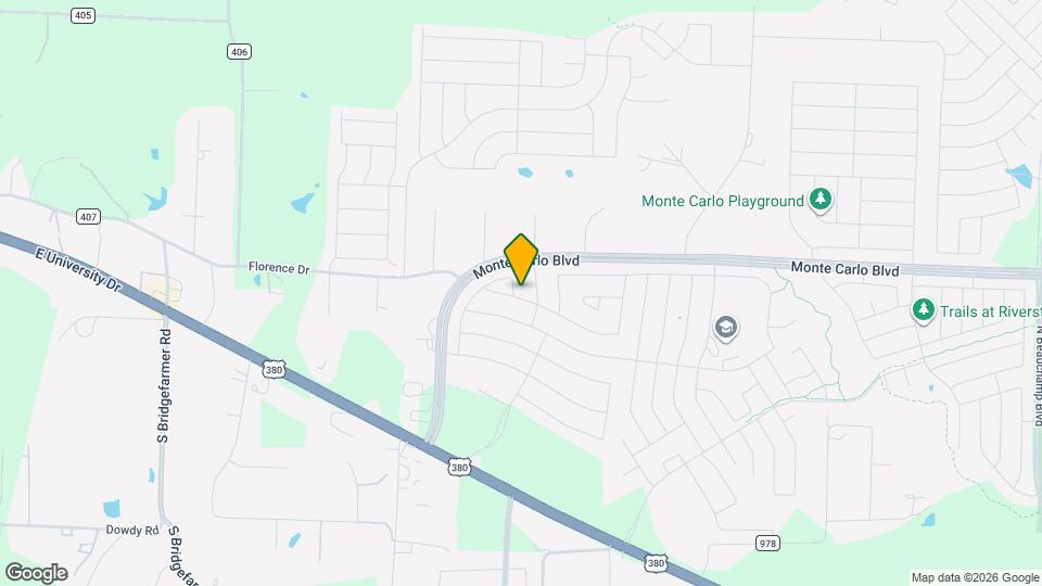 1406 Cedar Hollow Dr Map and Location Details