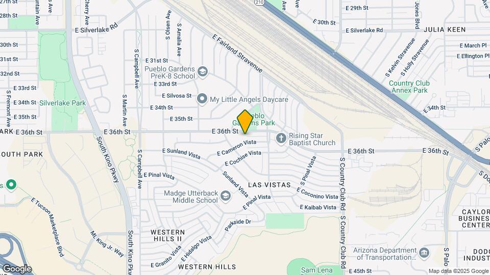 2433 E Cameron Vista Map and Location Details