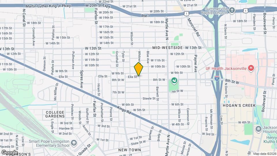 1820 Whitner St Map and Location Details