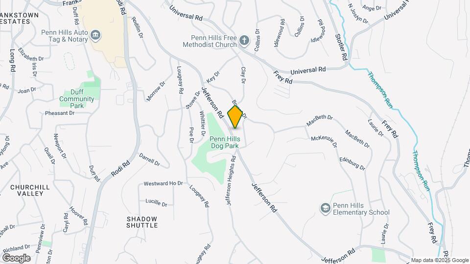 753 Jefferson Rd Map and Location Details