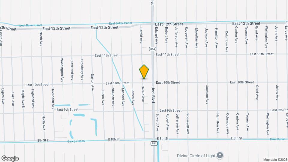 2251 East 10th Street Map and Location Details