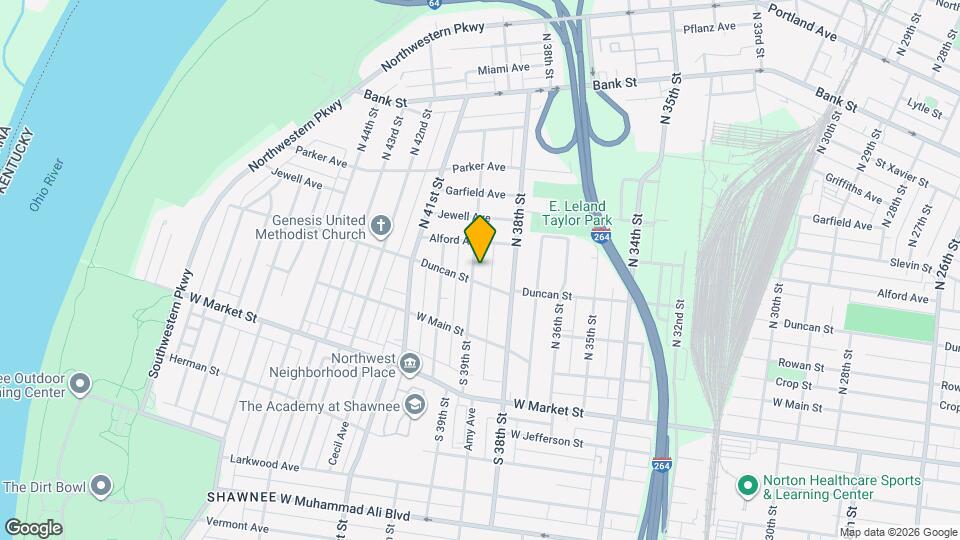 205 N 39th St Map and Location Details