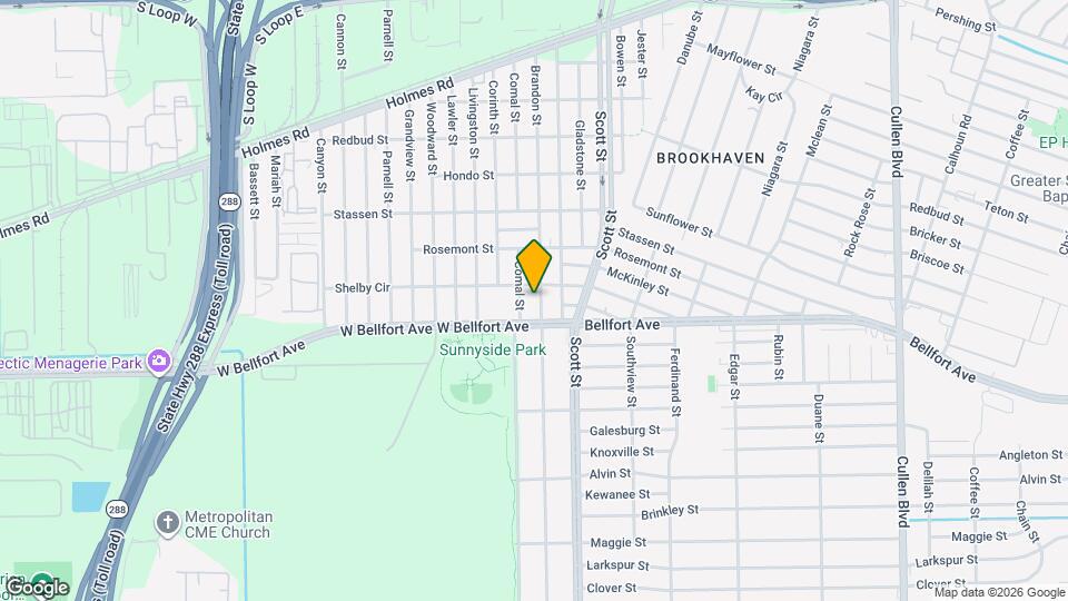 8410 Brandon St Map and Location Details