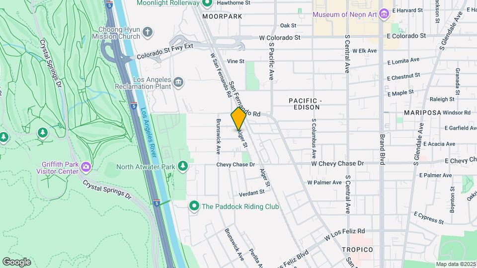 4602 Alger St Map and Location Details