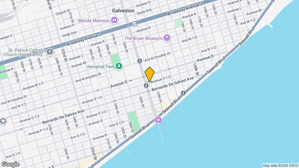 1822 25th St Map and Location Details