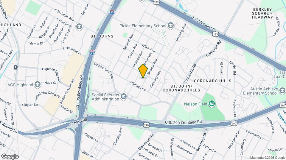 6912 Meador Ave Map and Location Details