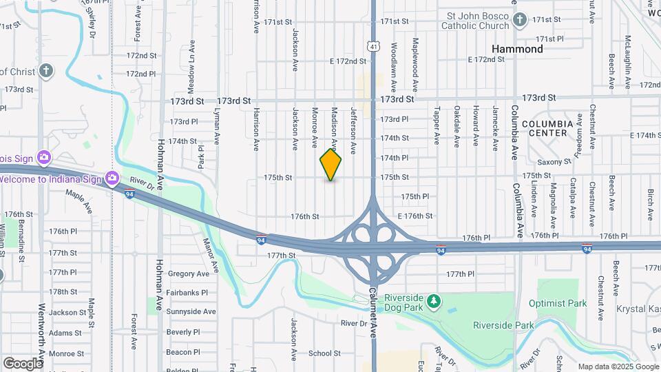 7508 Madison Ave Map and Location Details