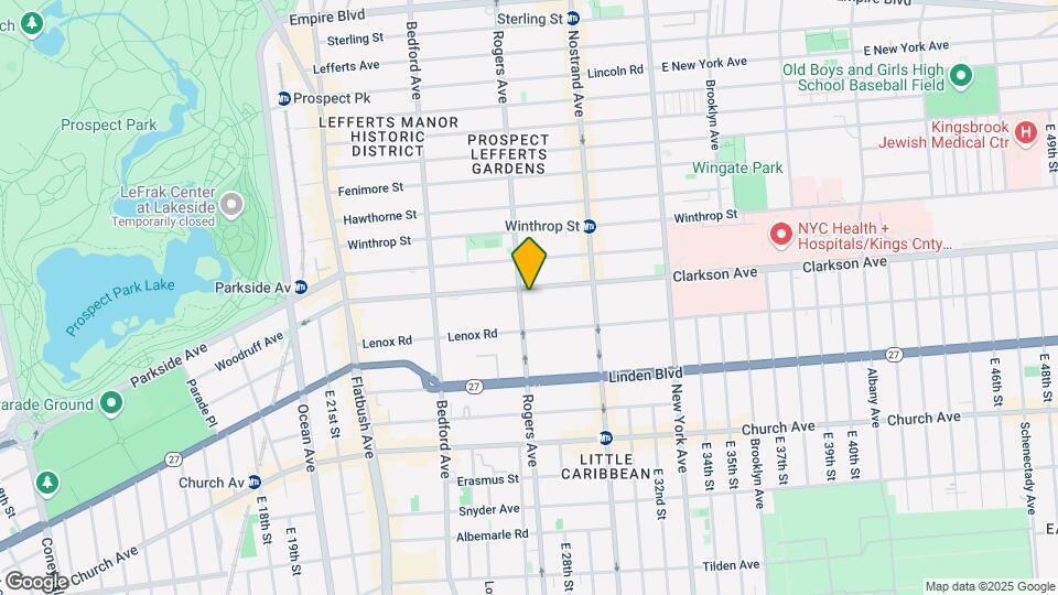 210 Clarkson Ave Mapa y Detalles de la Ubicación