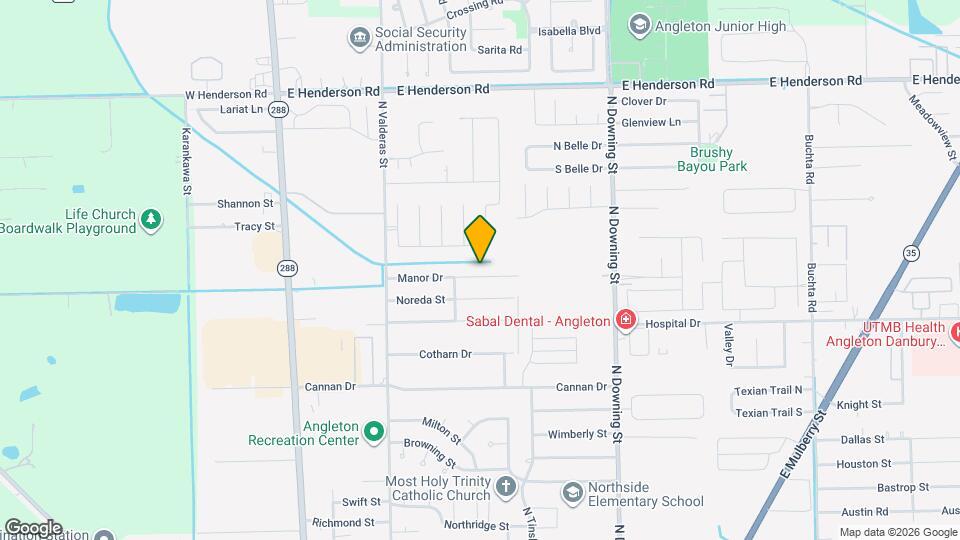 809 Manor Dr Map and Location Details