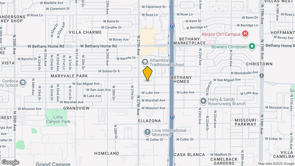 2624 W San Miguel Ave Map and Location Details