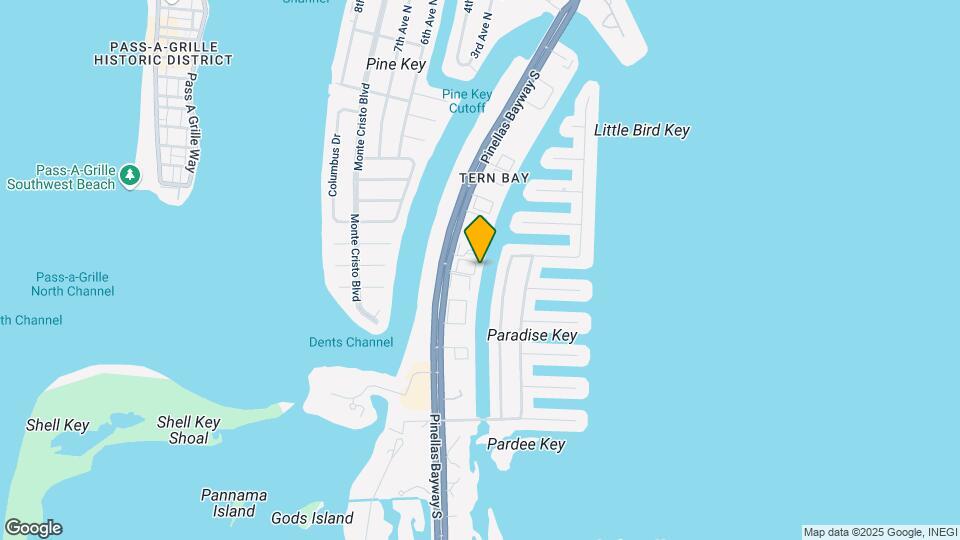 751 Pinellas Bayway S Map and Location Details