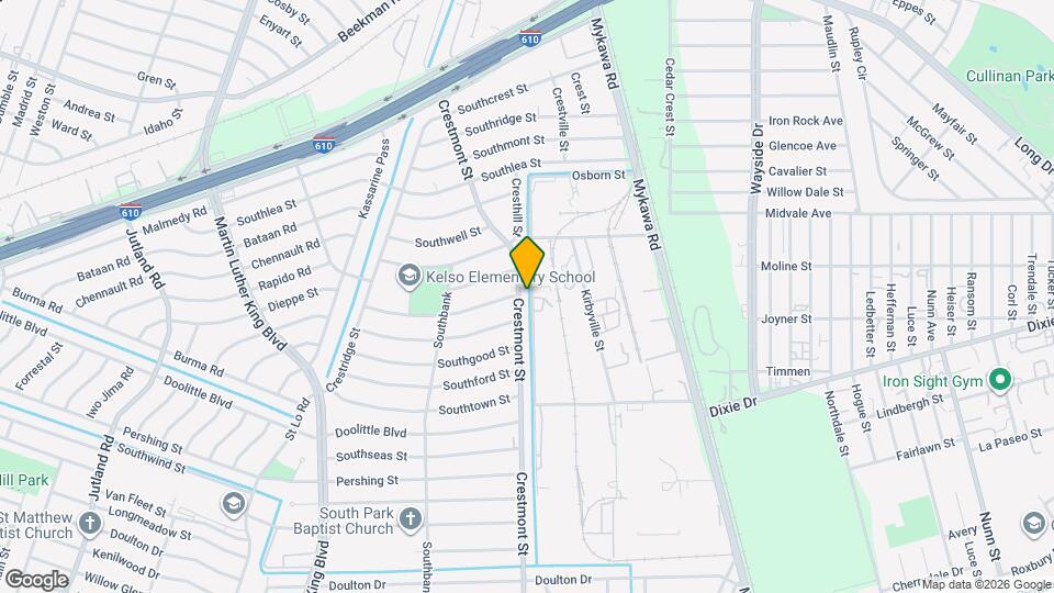 6743 Crestmont St Map and Location Details