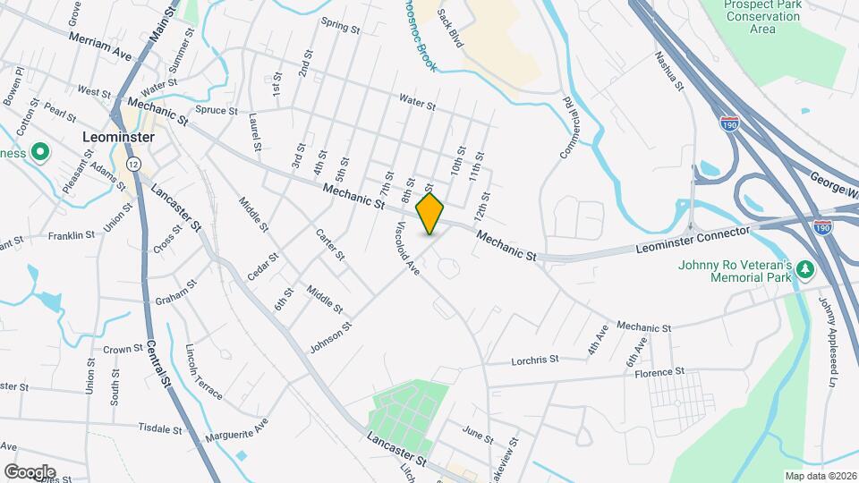 170 Johnson St, Unit D Map and Location Details