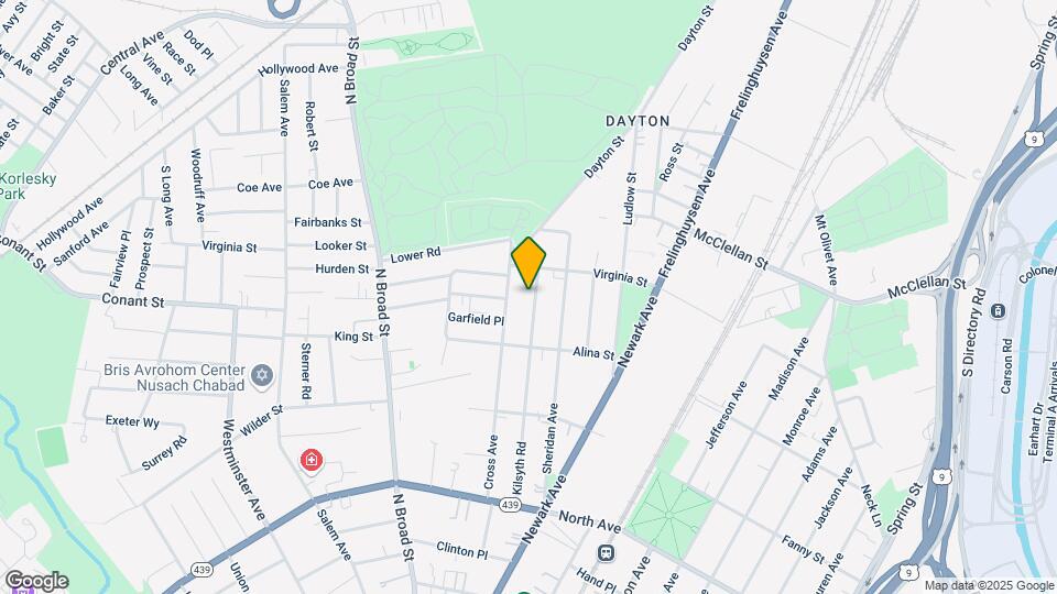 1040 Kilsyth Rd Map and Location Details