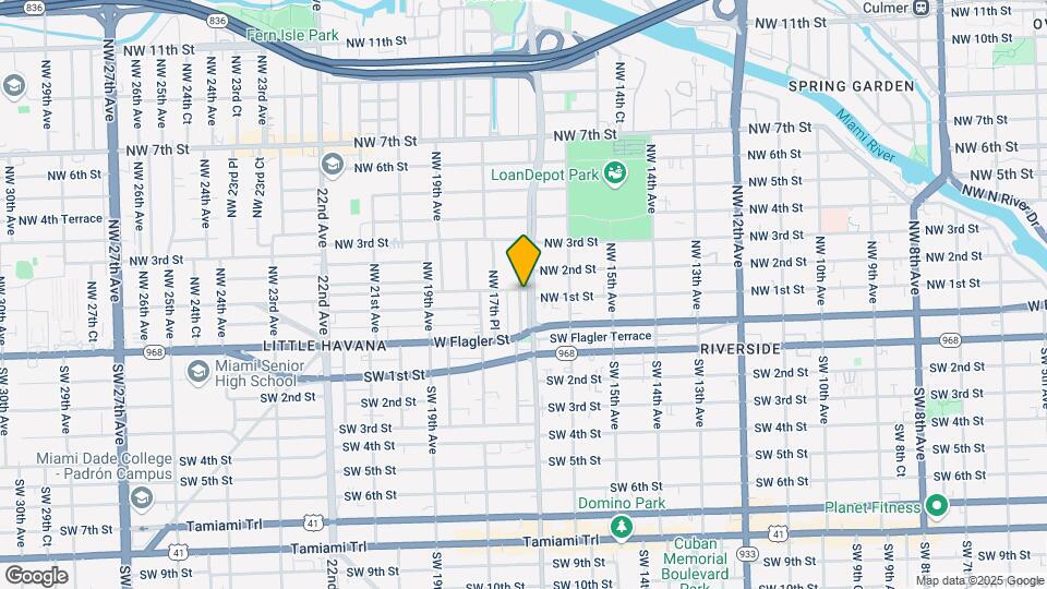 1700 NW 1st St Mapa y Detalles de la Ubicación