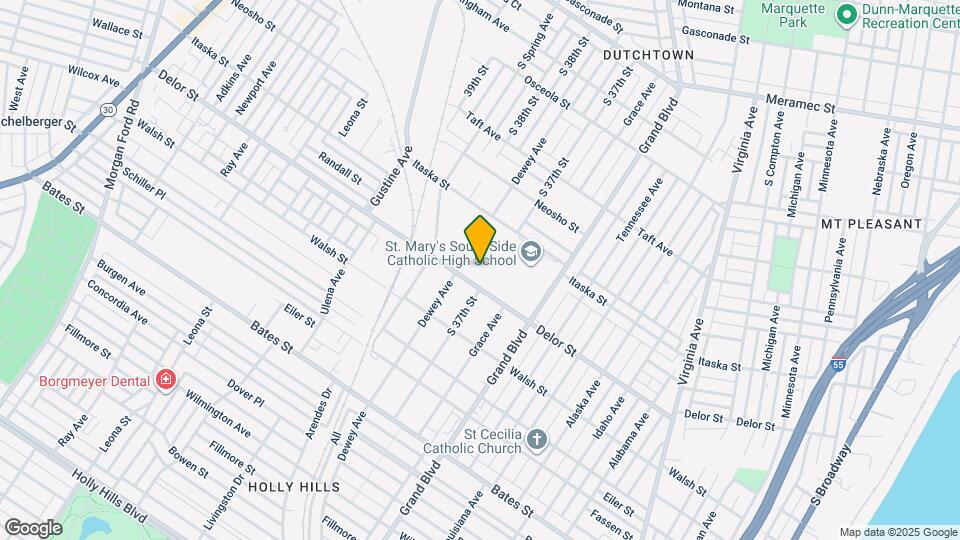 3711 Delor St Map and Location Details