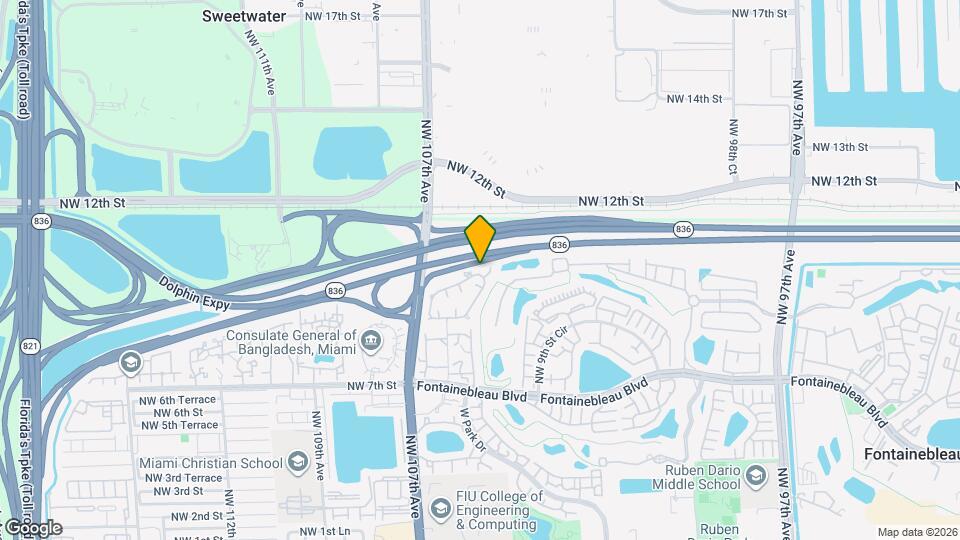 955 NW 106th Ave Cir Map and Location Details