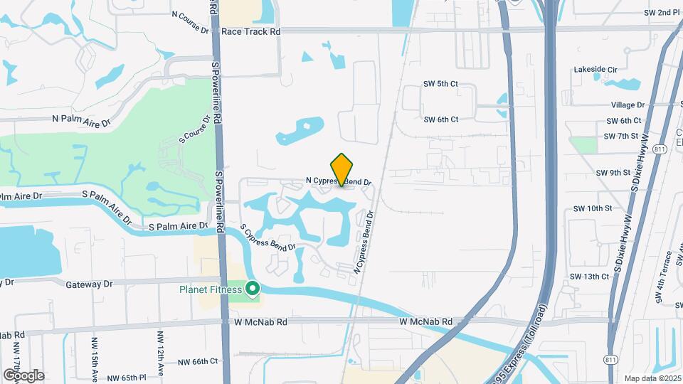 2220 N Cypress Bend Dr Mapa y Detalles de la Ubicación