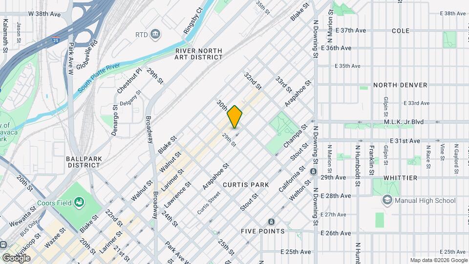 2929 Lawrence St Map and Location Details