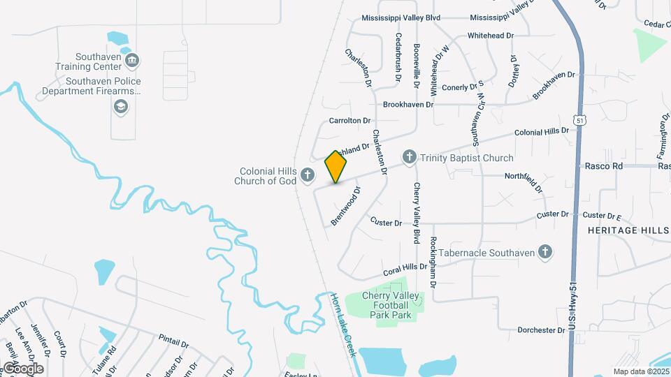2337 Colonial Hills Dr Map and Location Details