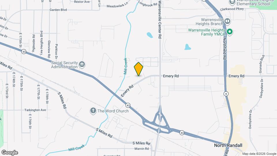 20277 Emery Rd Map and Location Details