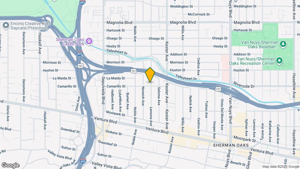 4803 Lemona Ave Map and Location Details