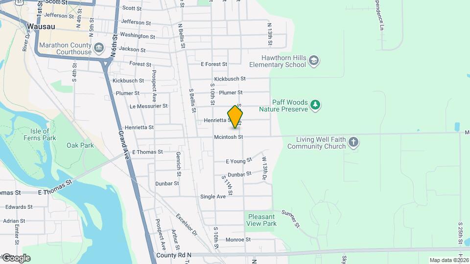 1108 Mcintosh St Map and Location Details