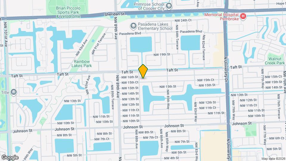 8721 NW 15th Ct Map and Location Details