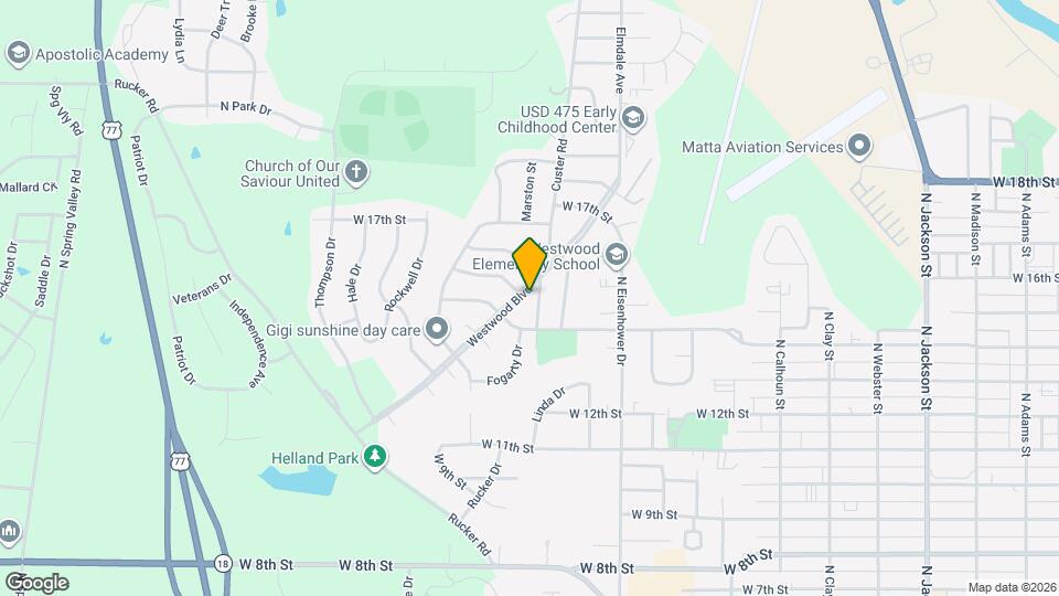 1501 Westwood Blvd Map and Location Details