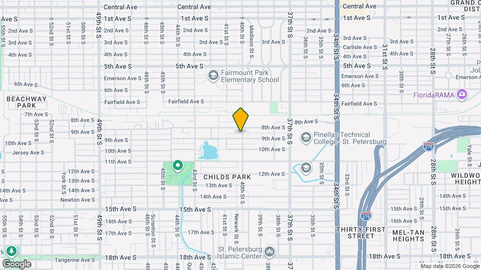 827 40th St S Map and Location Details