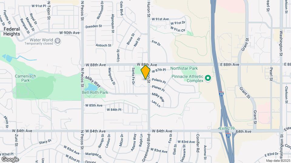 8701 Huron St Map and Location Details