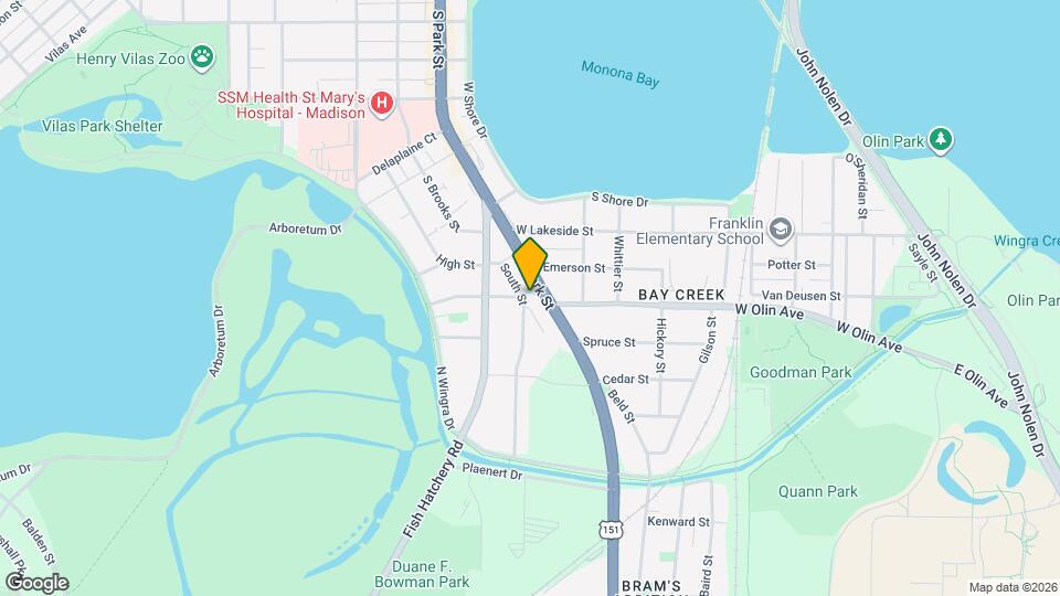 833 Midland St Mapa y Detalles de la Ubicación