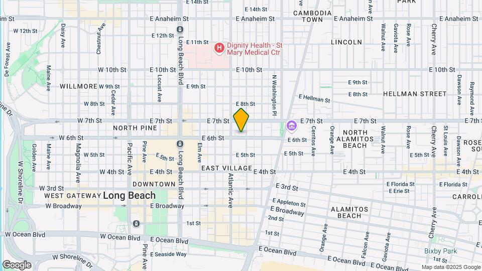 625 E 6th St Mapa y Detalles de la Ubicación