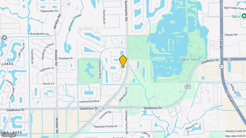 14831 Summerlin Woods Dr Map and Location Details