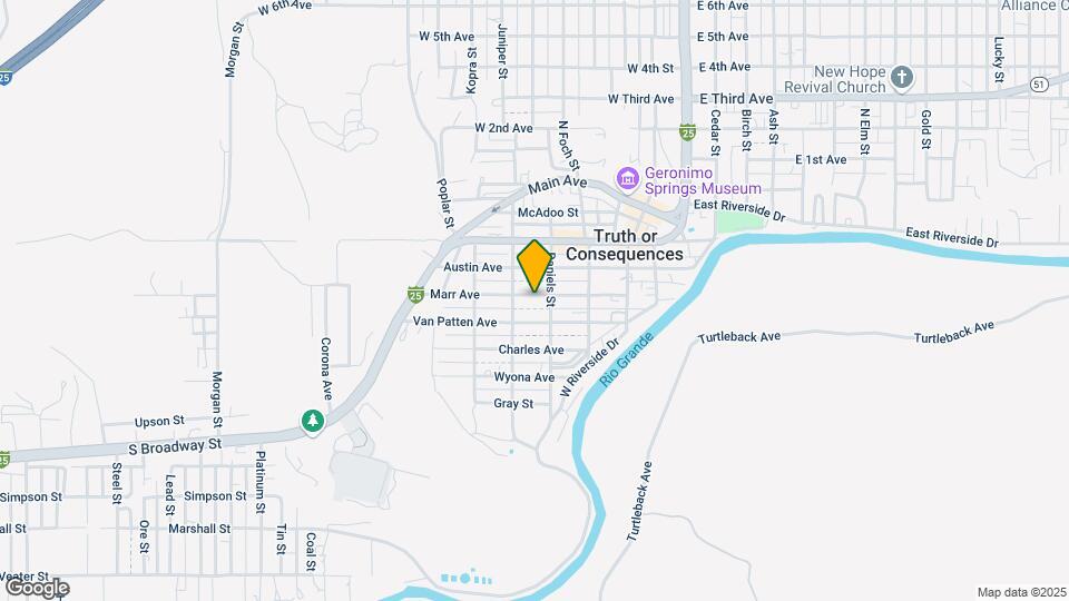 512 Marr St Map and Location Details
