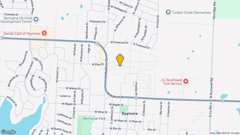 252 Persimmon Rd Map and Location Details