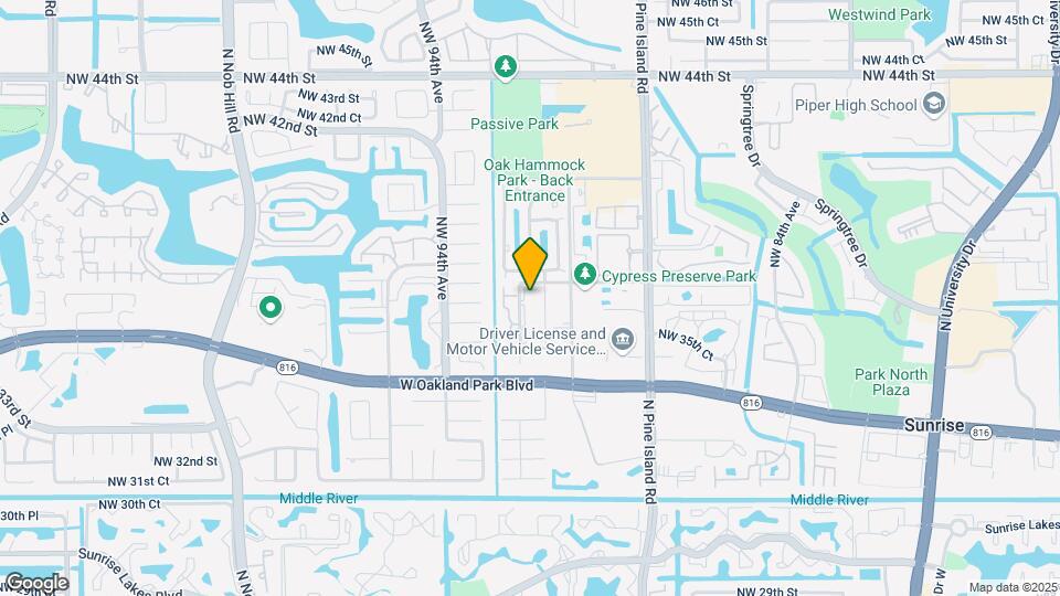 3736 NW 91st Ln Map and Location Details