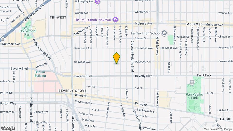 350 N Harper Ave Map and Location Details