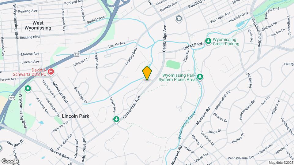 1913 Meadow Ln Map and Location Details