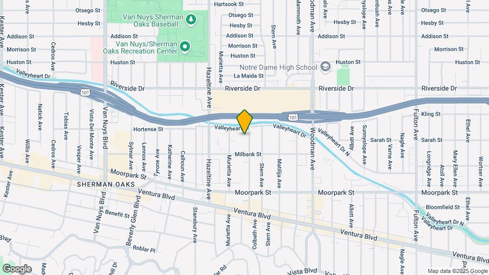 4539 Colbath Ave Map and Location Details