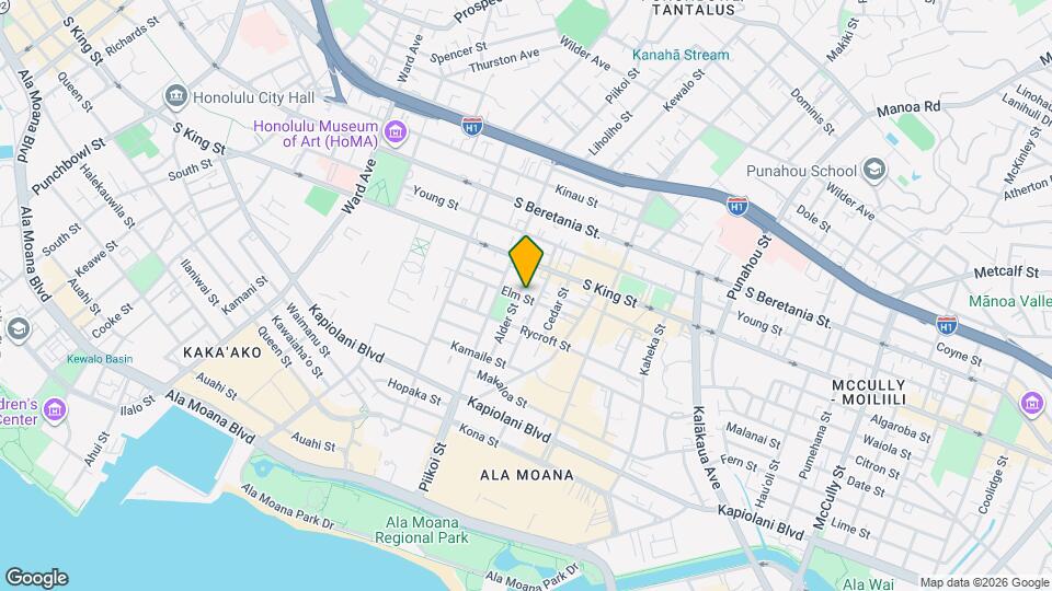 1232 Elm St Mapa y Detalles de la Ubicación