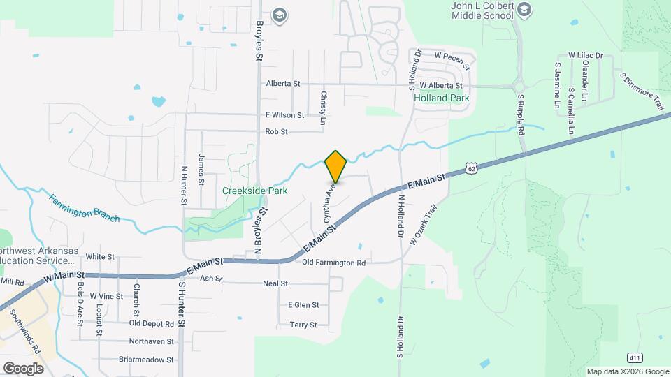 116 N Panther Ave Map and Location Details