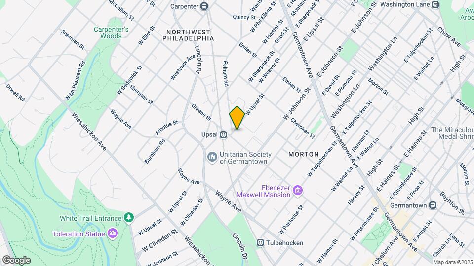 314 W Upsal St, Unit 3rd Floor Map and Location Details