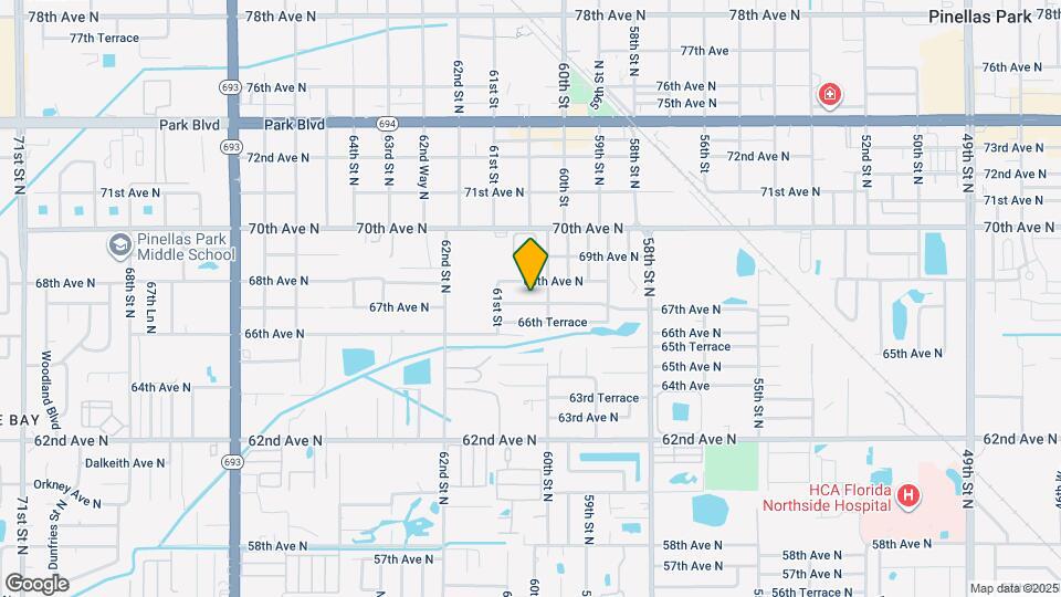 6023 67th Ave N Map and Location Details