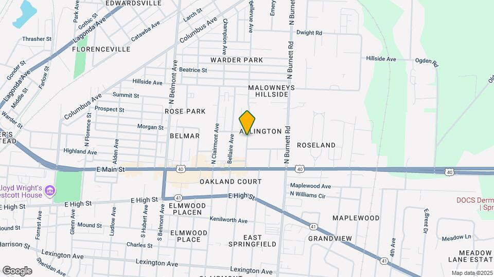 233 Bellevue Ave Map and Location Details