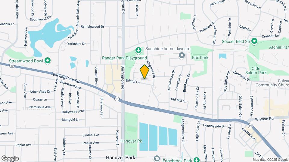 7556 Bristol Ln Map and Location Details