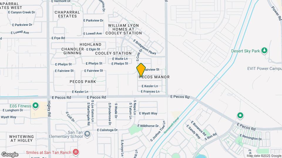 3822 E Geronimo St Map and Location Details
