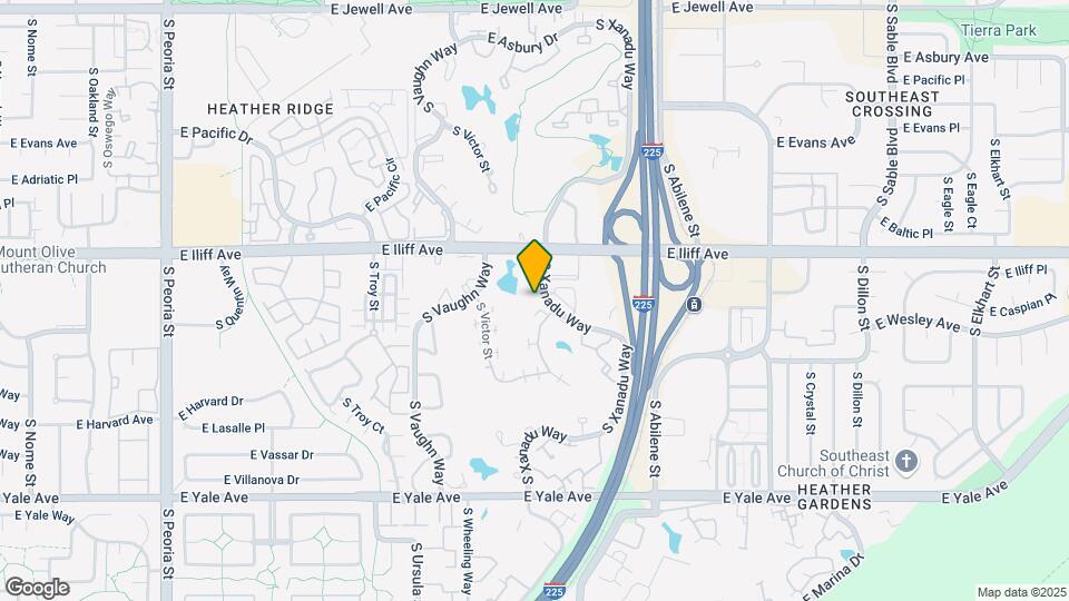 2397 S Xanadu Way Map and Location Details