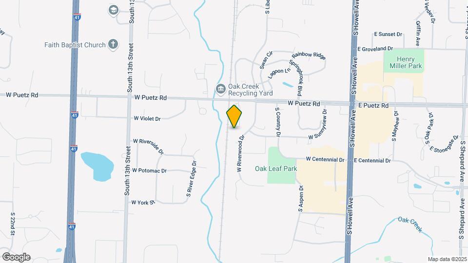 8801 S Wood Creek Dr Map and Location Details